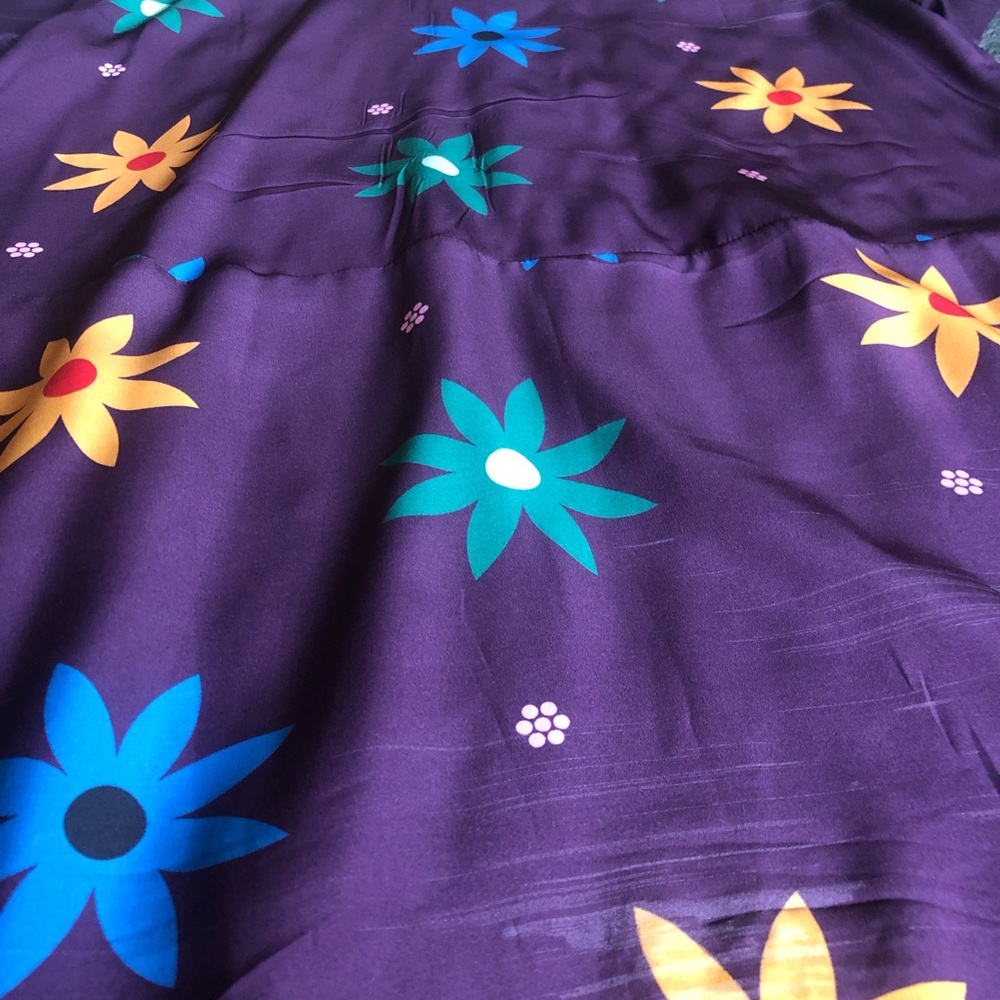 Anthropologie Dusen Dusen Purple Daisy Dress sz S - Picture 7 of 7